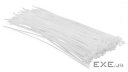Стяжка Top Tools біла, 2.5x200 мм, пластик, 100 шт . (44E952)