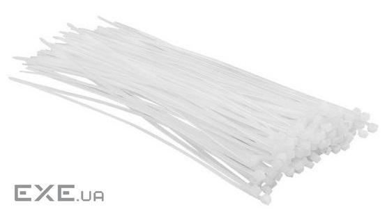 Стяжка Top Tools біла, 2.5x200 мм, пластик, 100 шт. (44E952)