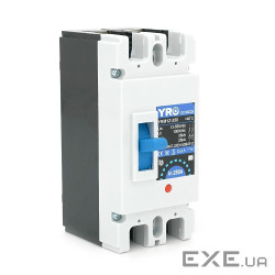 Двуполюсний автомат постійного струму YRM1Z-250 DC MCCB 2P 250A DC500V (YRM1Z-250-250A-MCCB-2P)