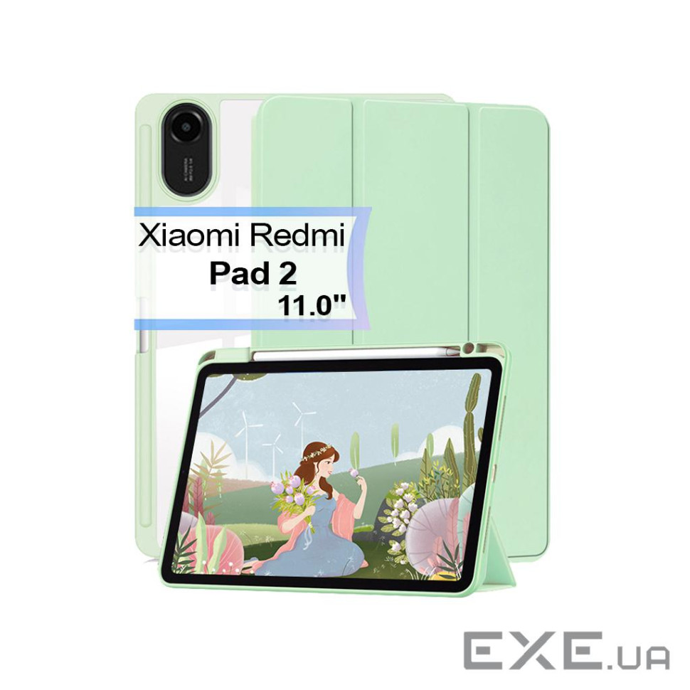 Чохол до планшета BeCover Soft Edge TPU Xiaomi Redmi Pad 2 11.0" Green (713659)