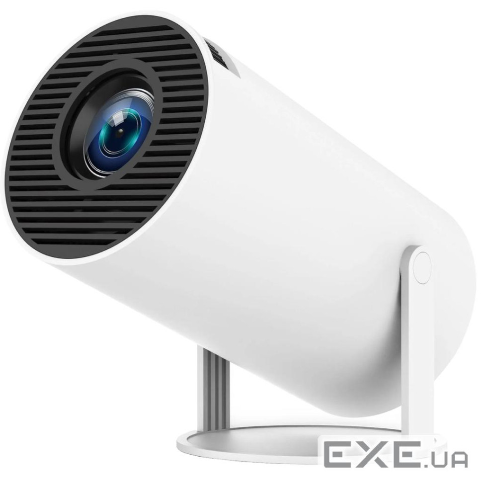 Проектор H96MAX HY300A , LED, LCD, HD, 100 AL,16:9, Android 9.0, HDMI, WiFi, Bluetooth, білий