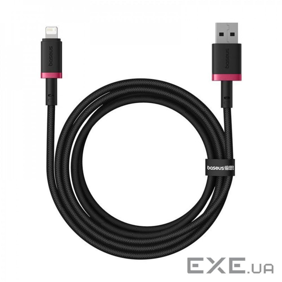 Кабель Baseus Dura Series Fast Charging Lightning 2.4A (1m) red/black (P10377801U01-01)
