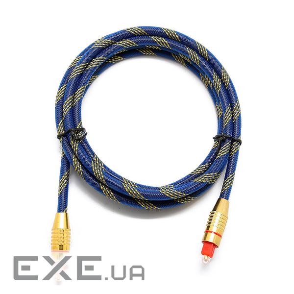 Кабель оптичний цифровий стерео в нейлонової оплетки 2,0m, OD6.0 (мм) ( (YT-NBODSC-2.0 OD6.0 (мм))