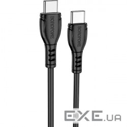 Кабель BOROFONE BX51 Triumph USB-C to USB-C 1м Black (BX51CCB)