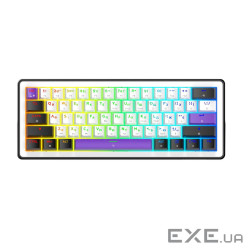 Клавиатура Hator Hellyberry HK60 White/Violet