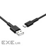 Кабель BOROFONE BX31 Soft silicone Type-C devices 1m Black (BX31CB)