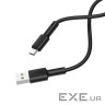 Кабель BOROFONE BX31 Soft silicone Type-C devices 1m Black (BX31CB)