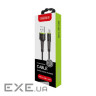 Дата кабель USB 2.0 AM to Micro 5P 2.0m CBFLEXM2 black Intaleo (1283126521430)