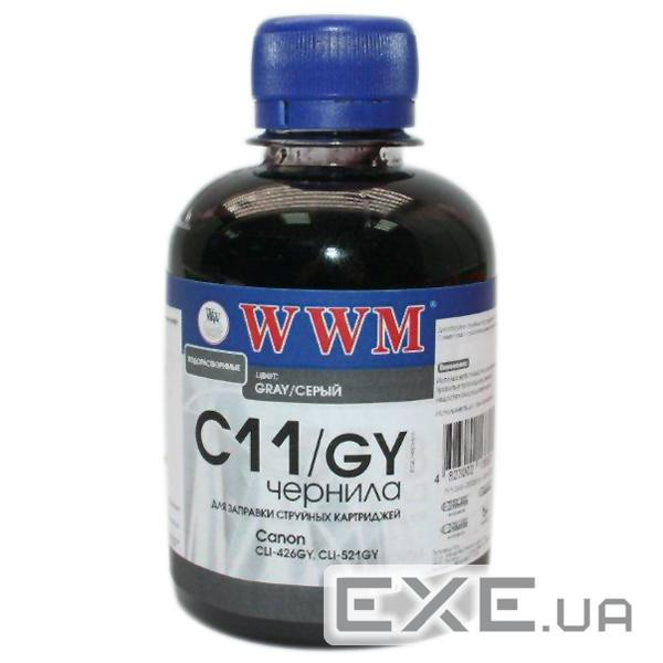 Чорнило WWM CANON CLI426G/521 Grey (C11/GY)