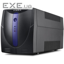 Джерело безперебійного живлення Vinga LED 1200VA plastic case (VPE-1200P)