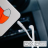 Кабель мультимедійний 3.5mm M to 3.5mm M 1.0m white XQISIT (4029948026954)