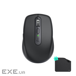 Мишка Logitech MX Anywhere 3S for Business Wireless/Bluetooth + Mouse Pad Studio Seri (MX910-006958)