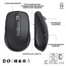 Мишка Logitech MX Anywhere 3S for Business Wireless/Bluetooth + Mouse Pad Studio Seri (MX910-006958)