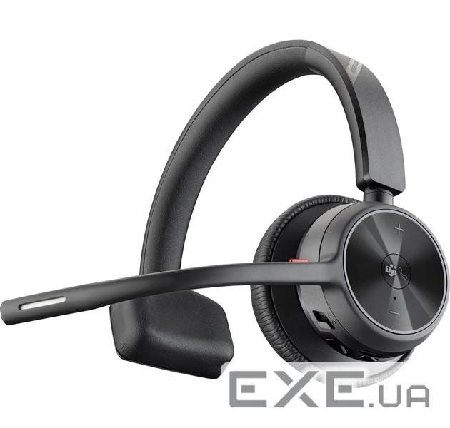 Гарнітура комп"ютерна моно On-ear Poly Voyager 4310-M з адаптером BT700, USB-A, Bluetooth, (77Y91AA) BT700, USB-A, Bluet