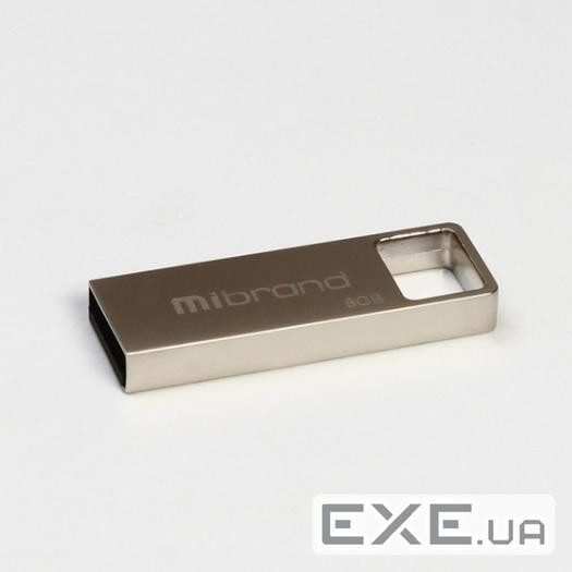 Флеш-накопичувач Mibrand Shark, USB 2.0, 8GB, Metal Design, Blister (MMiS / 8)