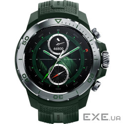 Смарт-часы Mibro GS Explorer Green, 1.32" (466х466) AMOLED сенсорный / Bluetooth 5.3 / 47 (XPAW017G)