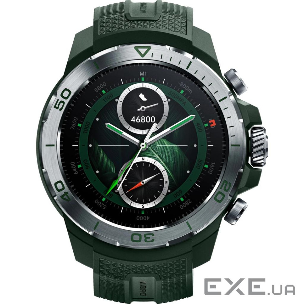 Смарт-часы Mibro GS Explorer Green, 1.32" (466х466) AMOLED сенсорный / Bluetooth 5.3 / 47 (XPAW017G)