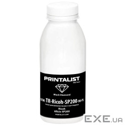 Тонер Ricoh Aficio SP200, 90г Black Printalist (TR-Ricoh-SP200-90-PL)