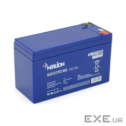 Акумуляторна батарея MERLION ORBUS GLO1272F2 12 V 7.2Ah ( 150 x 65 x 95 (100) Orange (GLO1272F2 GEL)