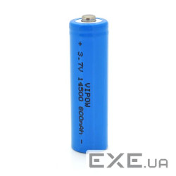 Акумулятор 14500 Li-Ion (size AA), 800mAh, 3.7V, TipTop, blue Vipow (ICR14500-800mAhTT / 25545)