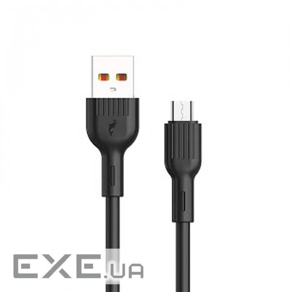 Кабель SkyDolphin S03V USB - microUSB 1м , Black (USB-000420)