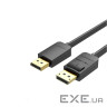 Кабель Vention DisplayPort 4К Cable 1.5M Black (HACBG)