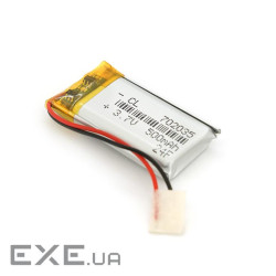 Літій-полімерний акумулятор 7*20*35mm (Li-ion 3.7В 450мА&middot,год) (702035) ) (702035)