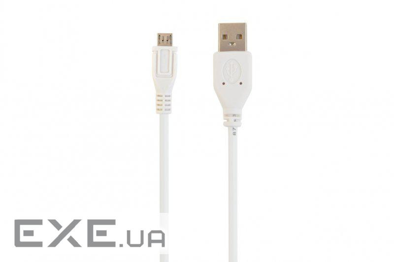 Дата кабель USB 2.0 AM to Micro 5P 1.8m Cablexpert (CCP-mUSB2-AMBM-6-W)