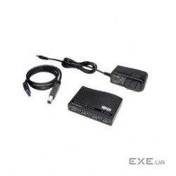 Tripp-Lite Accessory U360-004-R 4-Port Portable USB 3.0 SuperSpeed Hub Retail