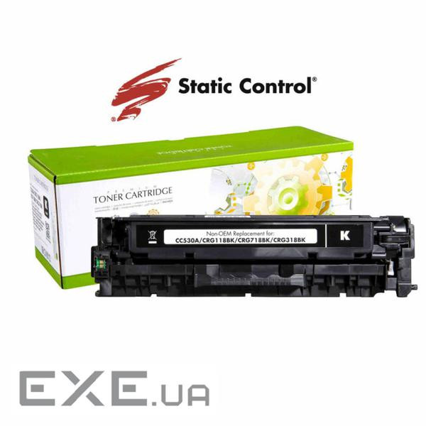 Картридж Static Control HP CLJ CC530A (304A) 3.5k black (002-01-RC530A)