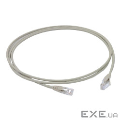 Патч-корд кат. 5е, 26AWG, RJ45-RJ45, сірий, 2.0 м, U/UTP, LSZH, Corning (CCADGE-B1002-A020-C0) , U/UTP, LSZH, Corning (C