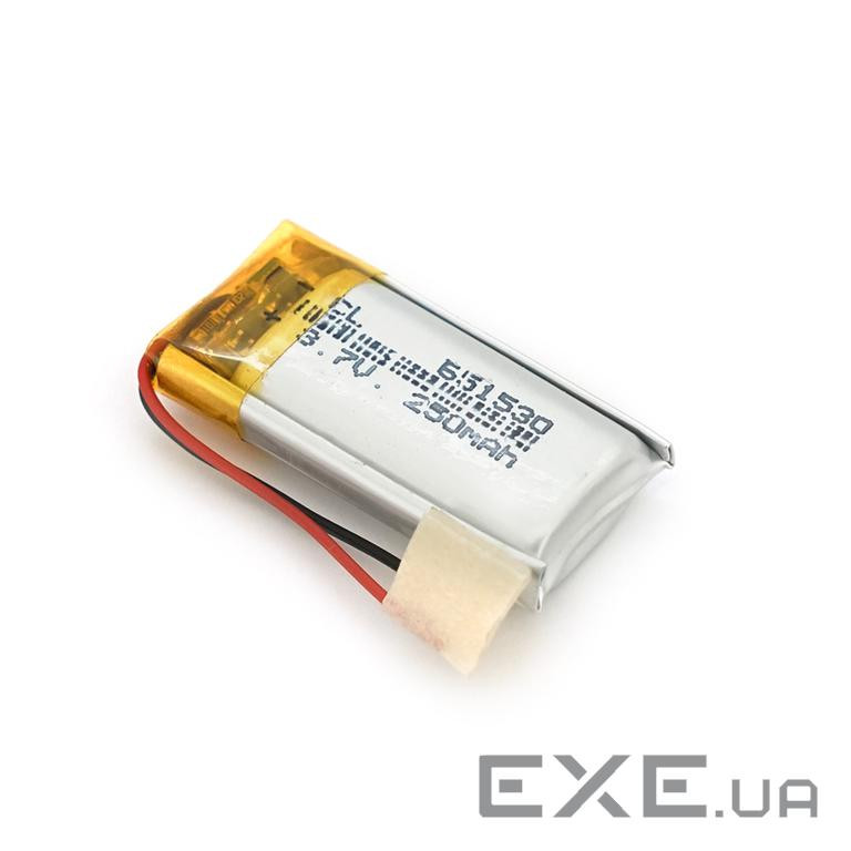 Літій-полімерний акумулятор 6*35*60mm (Li-ion 3.7В 2500мА&middot,год) (651530) ) (651530)