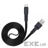 Дата кабель USB 2.0 AM to USB-C 1.2m black RivaCase (PS6002 BK12)