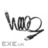 Дата кабель USB 2.0 AM to USB-C 1.2m black RivaCase (PS6002 BK12)