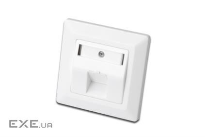 Лицьова панель DIGITUS 1х Keystone 80x80 із заземленням (DN-93811)