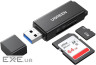 Кардридер USB Ugreen CM104, Black, USB 3.0 - microSD / SD (40752) (40752_CM104)