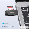 Кардридер USB Ugreen CM104, Black, USB 3.0 - microSD / SD (40752) (40752_CM104)