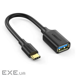 Перехідник OTG USB 3.0 AF to USB-C US154 black Ugreen (30701)