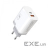 Зарядний пристрій SkyDolphin SC17 PD+QC3.0 (USB TYPE-Cx3A + USB TYPE-Ax3A) White (SDMZP-000110)