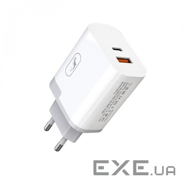 Зарядний пристрій SkyDolphin SC17 PD+QC3.0 (USB TYPE-Cx3A + USB TYPE-Ax3A) White (SDMZP-000110)