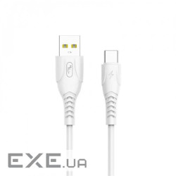Кабель SkyDolphin S08T USB-USB Type-C (M/M), 1 м , White (SDUSB-000562)