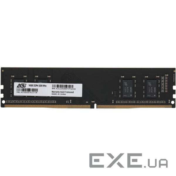 Модуль пам'яті AGI DDR4 3200MHz 16GB (AGI320016UD138-ST)