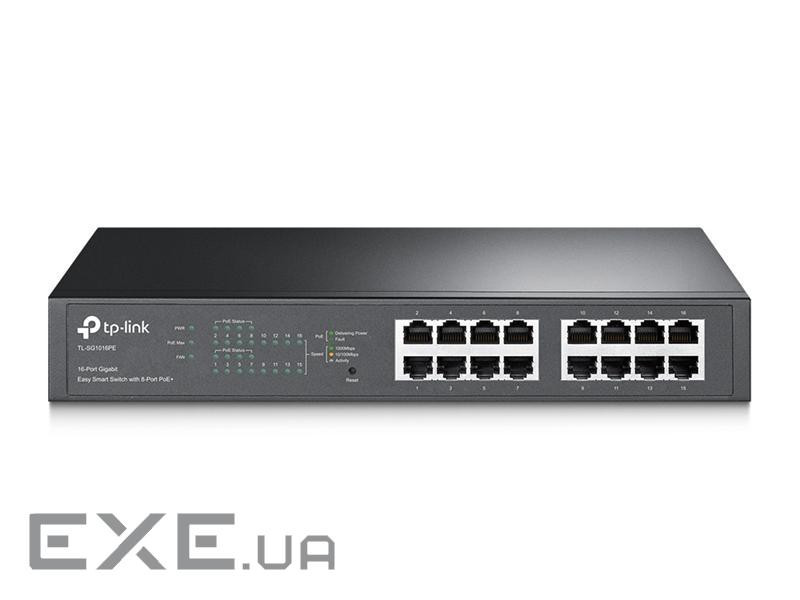 Комутатор мережевий TP-Link TL-SG1016PE
