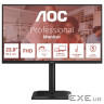 Монiтор TFT AOC 23.8" 24E4CV IPS FHD 120Hz HDMI DP USB-C RJ-45 Pivot USB MM Black