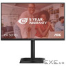 Монiтор TFT AOC 23.8" 24E4CV IPS FHD 120Hz HDMI DP USB-C RJ-45 Pivot USB MM Black