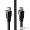 Кабель мультимедійний HDMI M to HDMI M 2.0m braided HD140 black Ugreen (80403) (90403643)
