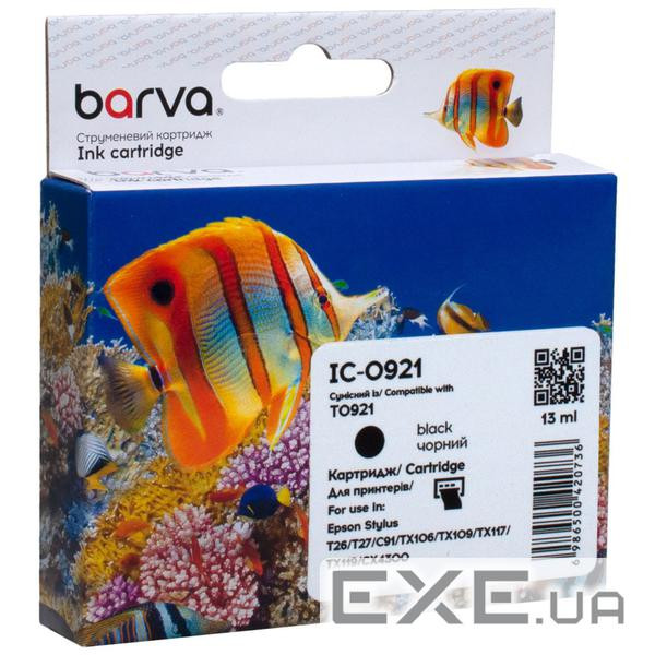 Картридж Barva Epson T0921/T1081 (C13T10814A10) 260ст, black (IC-0921)
