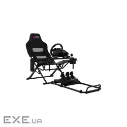 LORGAR FLEX RAF1, Sim Racing Cockpit Advanced, Foldable, 150x72x113 cm-playing, 38x72x126 (LRG-RAF1)