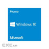 Операційна система Microsoft Windows 10 Home 64-bit Ukrainian 1pk DSP OEI DVD (KW9-00120)
