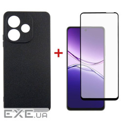 Чохол до мобільного телефона Dengos Oppo A5 Pro Case Carbon + Glass (Black) (DG-KM-150)